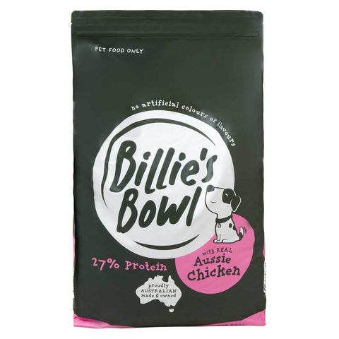 Billie's Bowl Puppy with REAL Aussie Chicken Dry Dog Food 10kg