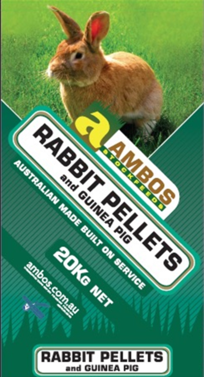 AMBOS Rabbit Guinea Pellet 20kg Petstock Country Brindabella