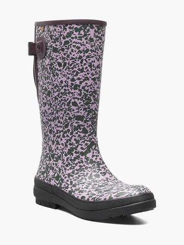 Bogs Amanda Tall Spotty Burgundy