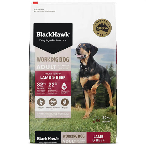 Black Hawk Working Dog Adult Lamb & Beef