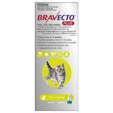 BRAVECTO Plus Flea, Tick & Worming Treatment Cat