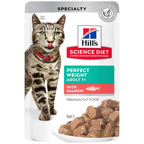 Hill's Science Diet Perfect Weight Adult Pouches Wet Cat Food 85G