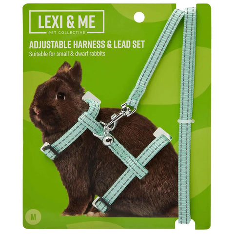 Lexi & Me Dwarf Rabbit Adjustable Harness & Lead Set