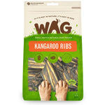 WAG Kangaroo Ribs Dog Treats 200g