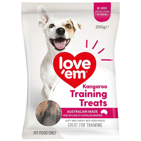 Love Em Kangaroo Mini Dog Treats 200G