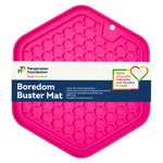 Petstock Foundation Boredom Buster Lick Mat Hexagon Pink