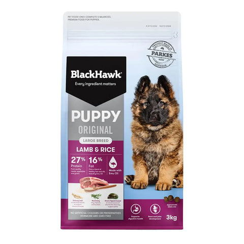 Black Hawk Puppy Lamb & Rice Large Breed 20kg