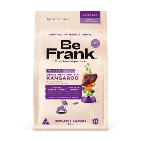 Be Frank Grain Free Kangaroo Single Protein