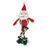 Petstock Christmas Ball & Rope Toy Santa Dog Toy