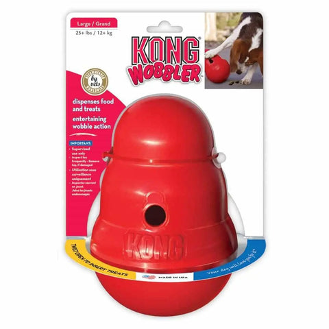 KONG Wobbler Treat Dispensing Dog Toy