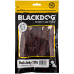 Black Dog Duck Jerky Dog Treats 120g