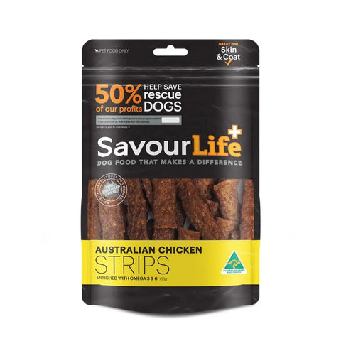 Savourlife Australian Chicken Strips Dog Treats 165G