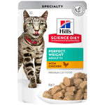 Hill's Science Diet Perfect Weight Adult Pouches Wet Cat Food 85G