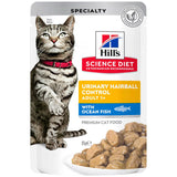 Hill's Science Diet Urinary Hairball Control Adult Wet Cat Food 85G