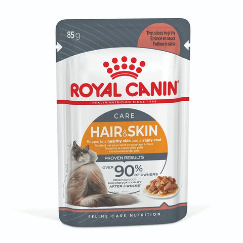 Royal Canin Hair & Skin Gravy Adult Wet Cat Food 85g