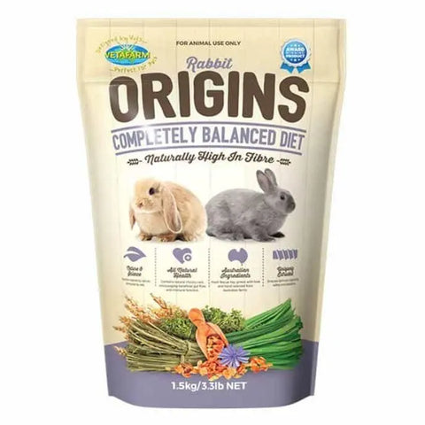 Vetafarm Rabbit Origins Pellet 1.5kg