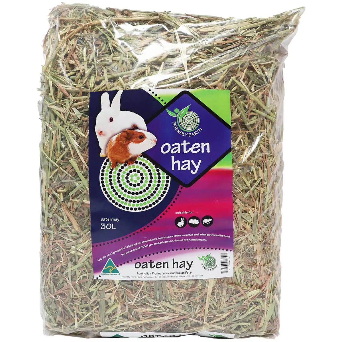 Friendly Earth Oaten Hay 30 Litre – Petstock Country Brindabella