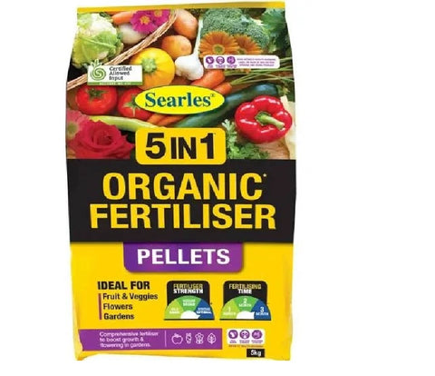 Searles 5 IN 1 Organic Fertiliser Pellets 5kg
