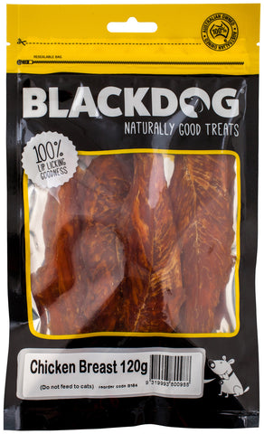 Blackdog Chicken Breast Fillet Dog Treats 120g