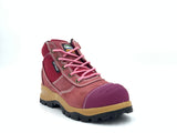 Otway Ladies Eureka Steel Toe Work Boot – Pink