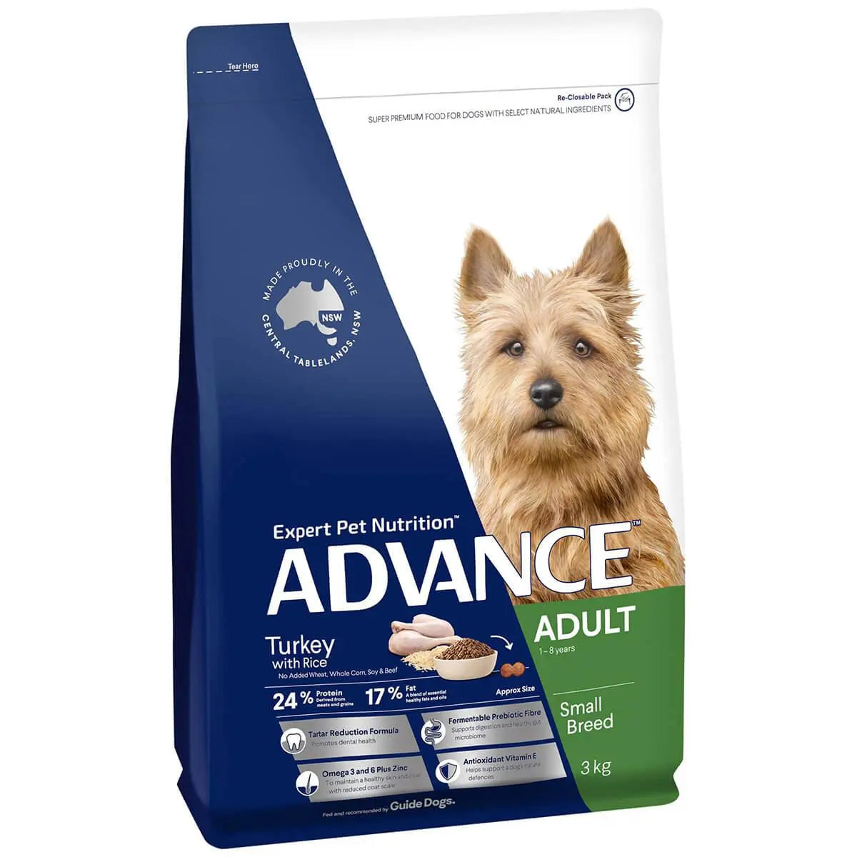 Advance Dog Small Breed Adult – Petstock Country Brindabella