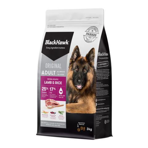 Black Hawk Dog Lamb & Rice 3kg