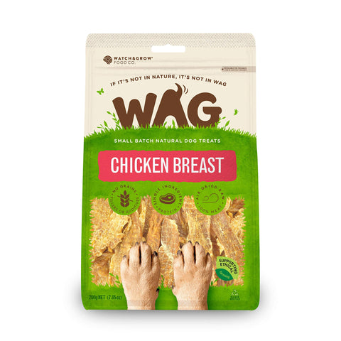 WAG Chicken Breast Dog Treats 200g