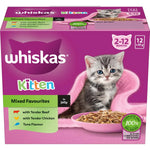 Whiskas Kitten Mixed Favourites in Jelly Wet Cat Food 12x85g