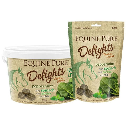 EQUINE PURE DELIGHTS Peppermint & Spinach 500g