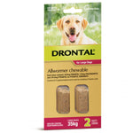 Drontal Chewable Wormer Large Dog 2 Pack