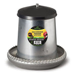 Galvanised Poultry Feeder With Cover 5kg