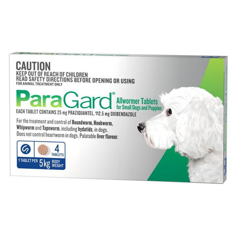 Paragard Allwormer & Puppies up to 5kg